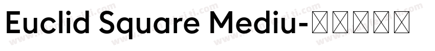 Euclid Square Mediu字体转换